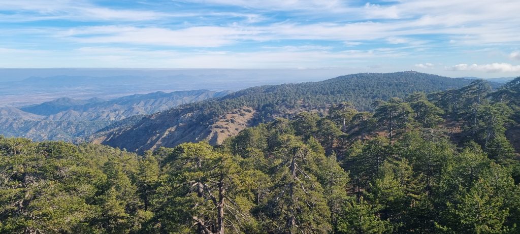 Vistas desde el Monte Olympos